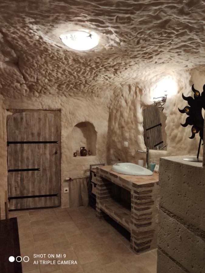 Troglodelice Bed & Breakfast Azay-le-Rideau Bagian luar foto