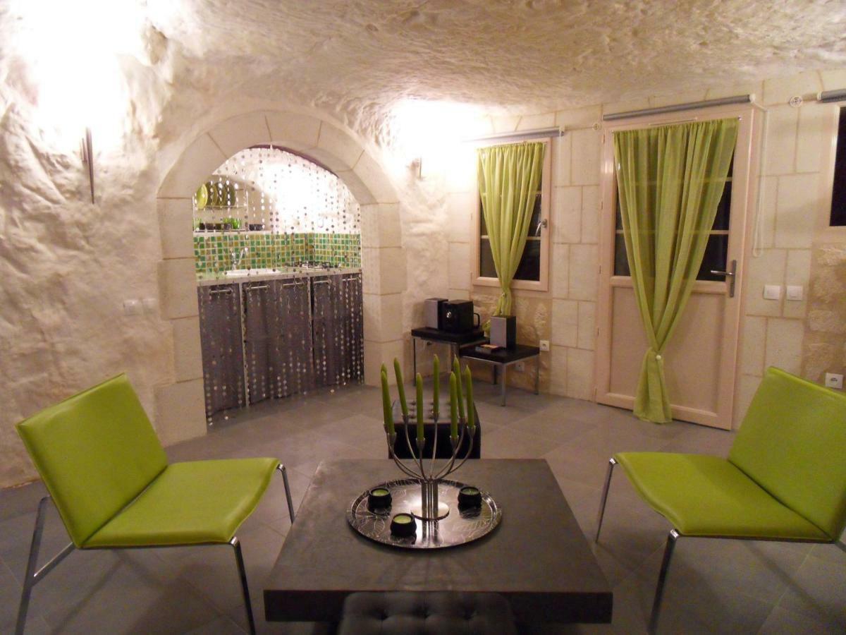 Troglodelice Bed & Breakfast Azay-le-Rideau Bagian luar foto