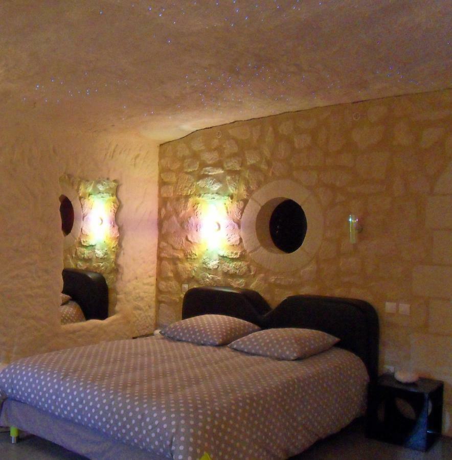 Troglodelice Bed & Breakfast Azay-le-Rideau Bagian luar foto