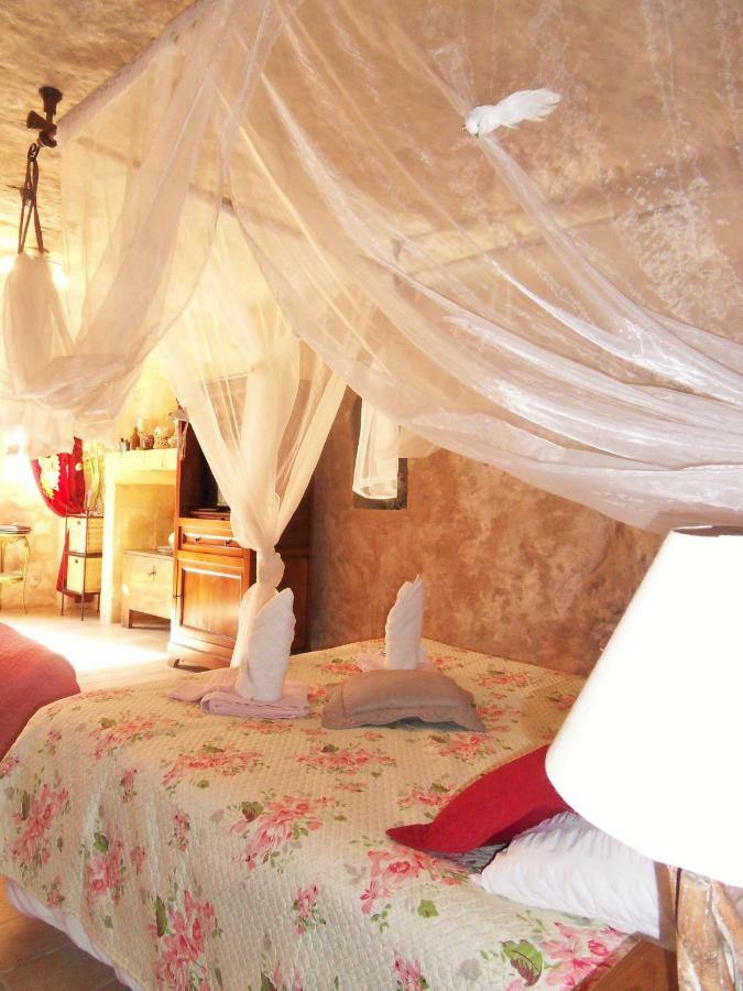 Troglodelice Bed & Breakfast Azay-le-Rideau Bagian luar foto