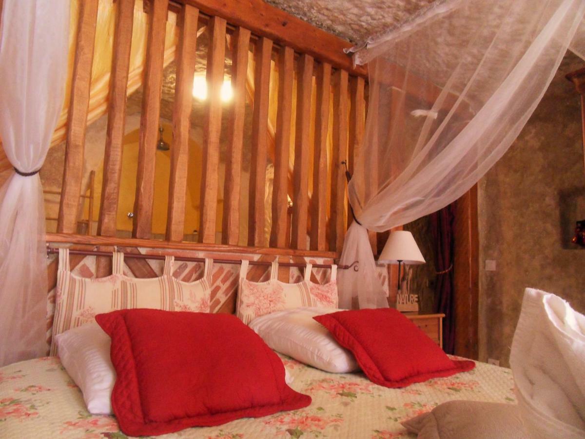Troglodelice Bed & Breakfast Azay-le-Rideau Bagian luar foto