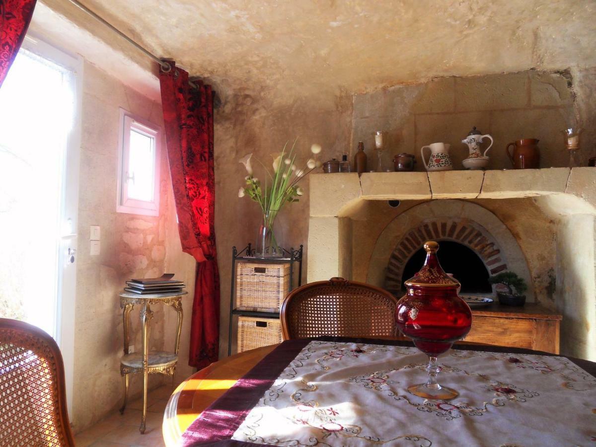 Troglodelice Bed & Breakfast Azay-le-Rideau Bagian luar foto