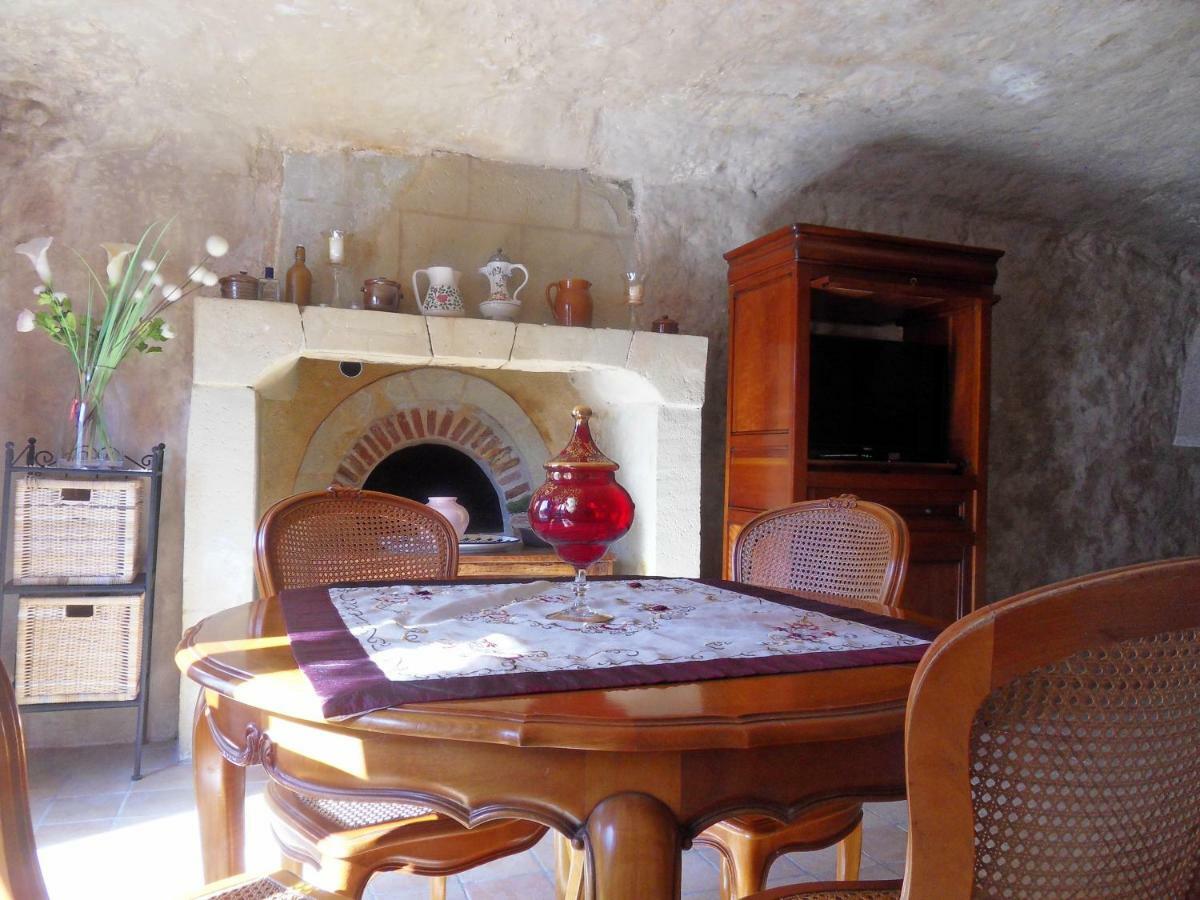 Troglodelice Bed & Breakfast Azay-le-Rideau Bagian luar foto