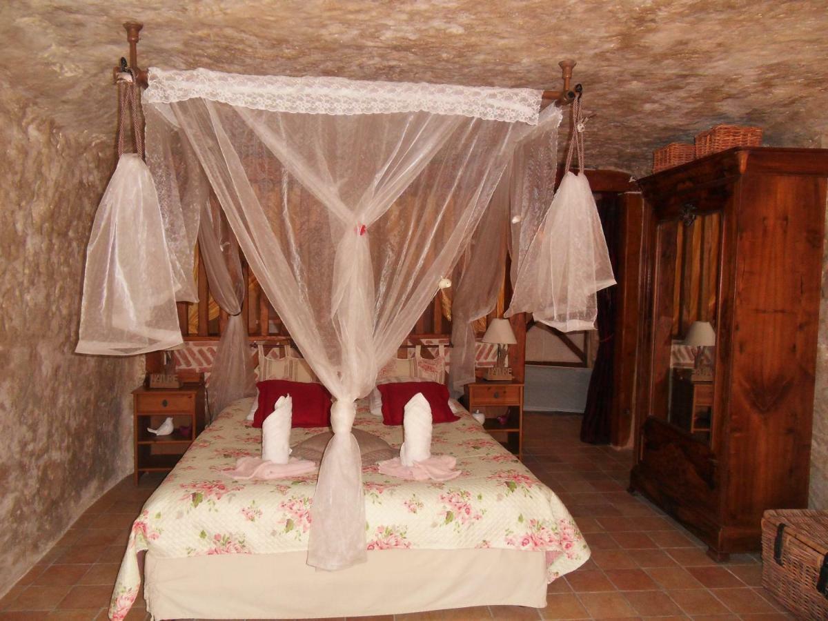 Troglodelice Bed & Breakfast Azay-le-Rideau Bagian luar foto